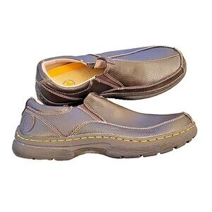 Dr. Martens Colton‎ Men Size 9 Brown Leather Slip On Comfort Casual Shoes